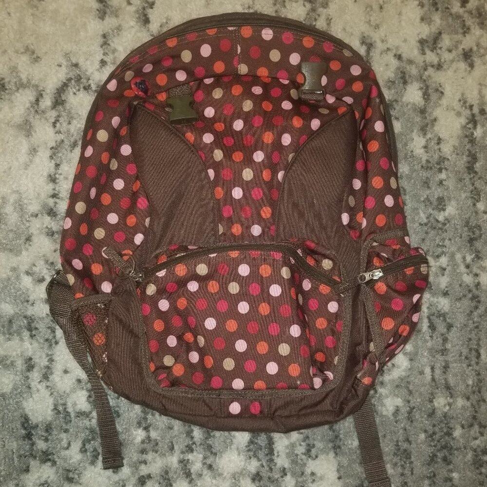 Polka dot Backpack EUC
